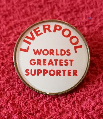 Insigna fotbal - LIVERPOOL FC (Anglia)-cei mai buni suporteri din lume foto