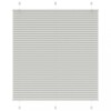 VidaXL Jaluzea plisată gri deschis 120x100 cm Lățime țesătură 119,4 cm 4015334