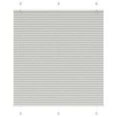 vidaXL Jaluzea plisată gri deschis 120x100 cm Lățime țesătură 119,4 cm 4015334
