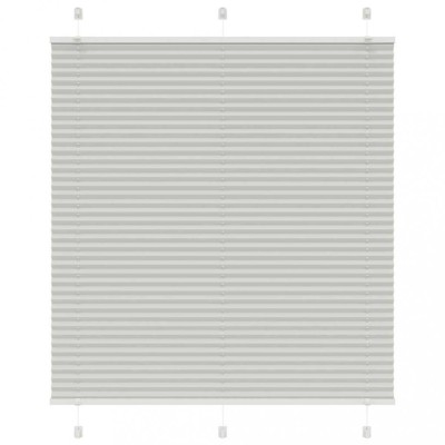 Gossi jaluza plisata gri deschis 120x100 cm latime tesatura 119,4 cm foto