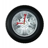 Cumpara ieftin Ceas de Perete Anvelopă MAG WHEEL MINI Negru / Auriu / Argintiu WZ2368