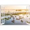 Sticker decorativ, Fereastra 3D, Lac, 85 cm, 658STK