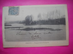 HOPCT 12312 ANUL 1904 PERONNE -FRANTA TCV - VECHE -STAMPILOGRAFIE -TIMBRU --EUROPA - -ROMANTICA- -CIRCULATA