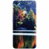 Husa silicon pentru Xiaomi Redmi Note 5A, Lake Minnewaska Autumn