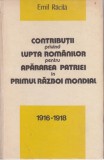 AS - EMIL RACILA - CONTRIBUTII PRIVIND LUPTA ROMANILOR PENTRU APARAREA PATRIEI