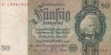 GERMANIA 50 reichsmark 1933 VF+!!!