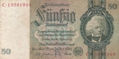 GERMANIA 50 reichsmark 1933 VF+!!! foto