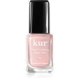 LONDONTOWN Kur Tinted Fortifying Ridge Filler lac de bază pentru unghii, pentru netezire pentru unghii uscate si fragile culoare Petal Pink 12 ml