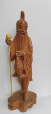 Statueta taran chinez, din lemn