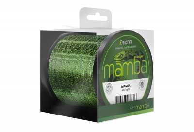 Fir nylon/monofilament Delphin Mamba Carp 600 m, camuflaj verde foto