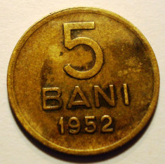 1.762 ROMANIA RPR 5 BANI 1952 foto