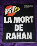 Pif Gadget 443 nr de colectie &ndash; La mort de Rahan extrem de rar