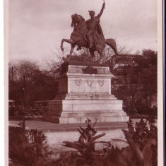 19 - Bucuresti - Statuia Mihai Viteazu, carte postala circulata