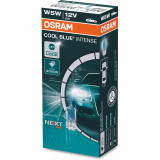 Set 10 Buc Bec Osram W5W 12V 5W W2,1x9,5d 4000K Cool Blue Intense Next Generation 2825HCBN, OSRAM&reg;