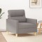 Gossi fotoliu canapea, gri taupe, 60 cm, material textil