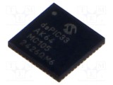 Microcontroler dsPIC 64kB 16kBRAM VQFN48 3&divide;3,6VDC MICROCHIP TECHNOLOGY