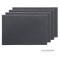 Set 4 tavi din ardezie Navaris, 30x20 cm, cu creta, non-zgarieturi, 47683.04.02