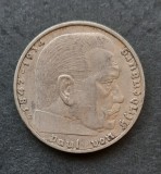 2 Reichsmark 1937, litera E, Germania - G 3923