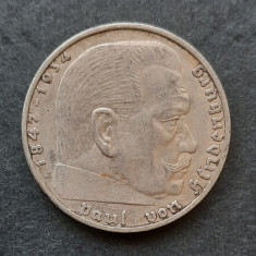 2 Reichsmark 1937, litera E, Germania - G 3923