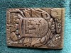 Placheta bronz argintat , comemorare lupta pentru justitie sociala 1918-1968 ,, Europa
