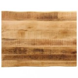 Cumpara ieftin Blat de masă contur natural 90x60x2,5 cm lemn masiv mango brut