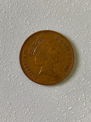 Moneda 2 PENCE - 1988 - bronz - Marea Britanie - KM 936 (54) foto