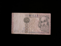 MDBS - BANCNOTA ITALIA - 1 000 LIRE foto