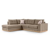 Cumpara ieftin Coltar Dreapta Boston Mocha - Crem - Natural 280x225x95 cm