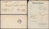 Germany 1873 Stampless Cover + Content Sindringen to Oehringen DB.100