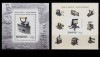 RO 2012 ,LP 1934+1952 ,&quot;Fiare de calcat I +II&quot; , colita 525+538 ,MNH, Nestampilat