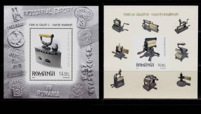 RO 2012 ,LP 1934+1952 ,&amp;quot;Fiare de calcat I +II&amp;quot; , colita 525+538 ,MNH foto