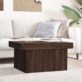 Gossi masuta de cafea, maro, 80x55x40 cm, lemn prelucrat
