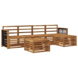 vidaXL Set de canapele de exterior 6 pcs natural 3384260