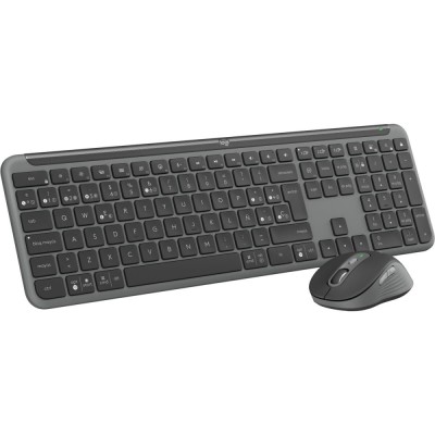 Tastatură și Mouse Logitech MK950 Grafit Qwerty Spaniolă foto
