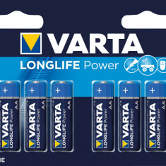 Set 8 Buc Baterii Varta Longlife Power AA 4906