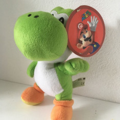 * Dinozaur Yoshi Super Mario Nintendo, jucarie de plus 23 cm, 2010, nou