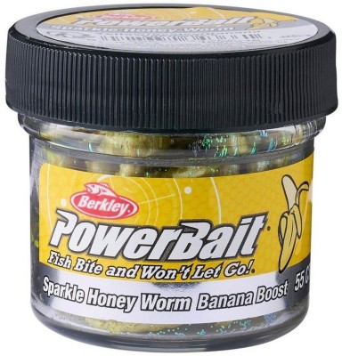 Larve Berkley Powerbait Honeyworm, Orange/Scales, 2.5cm, 55buc/cutie foto