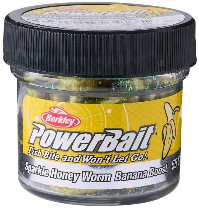 Larve Berkley Powerbait Honeyworm, Orange/Scales, 2.5cm, 55buc/cutie