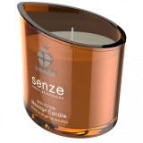 Lumanare parfumata Swede Senze, pentru masaj, cu efect afrodisiac, aroma Lavanda, Cuisoare, Portocala, 50ml#