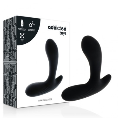 ADDICTED TOYS - ANAL MASSAGER BLACK VIBRATION foto