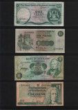 Set / Lot Scotia 4 bancnote diferite x 1 pound / stare (vezi scan)