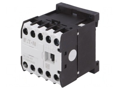 Contactor 4P NO 110VAC 6A pe șină DIN foto
