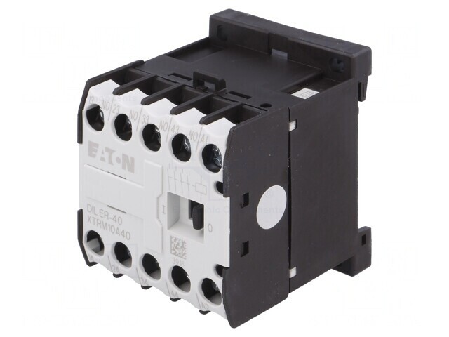 Contactor 4P NO 110VAC 6A pe șină DIN