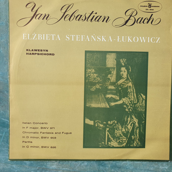 Bach: Clavecin si harpa, Italian Concerto, Elzbieta Stefanska Lukowicz