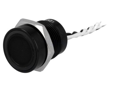 Comutator piezoelectric IP68, LED alb foto