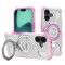 Husa pentru Apple iPhone 17, Techsuit, Carbon Shield Pro, Roz