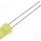 Dioda LED 5mm, galbena, convex, 1.6...2.4V, LUCKYLIGHT - LL-503YD2E-1B