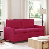 vidaXL Canapea Roșu Vin 156 x 81 x 87,5 cm Catifea 42028843