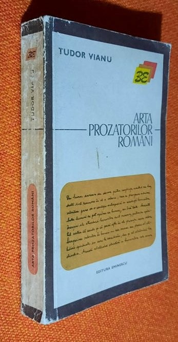 Arta prozatorilor romani - Tudor Vianu