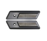 Set lampa semnalizare laterala Bmw Seria 3 (E36), 12.1990-1996, montare fata, stanga+dreapta, indicator dinamic; LED; fumuriu; Tuning, L-Series